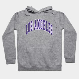 Los Angeles - Block Arch - Gold Purple/White Hoodie